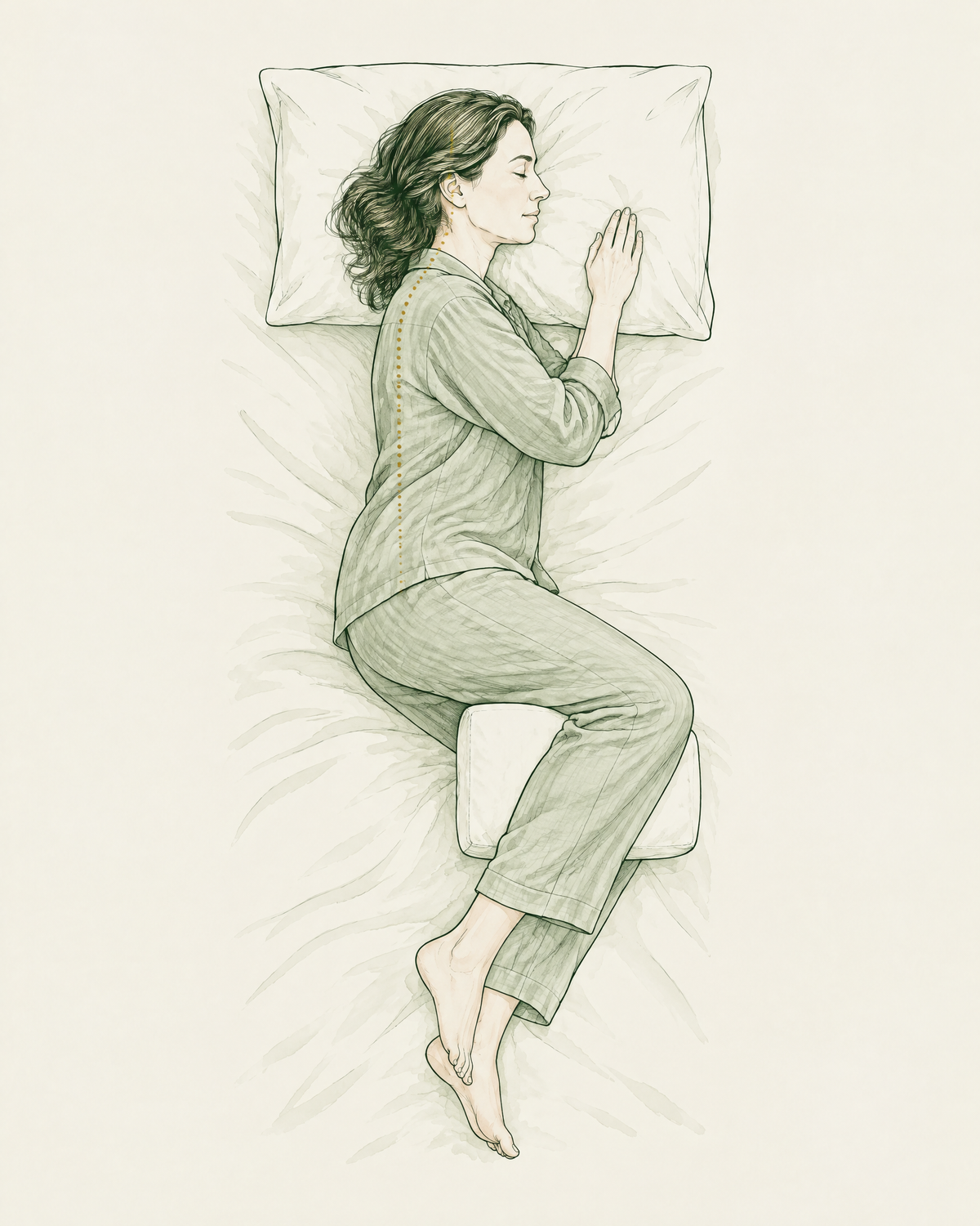 Bonus: la posizione corretta nel sonno